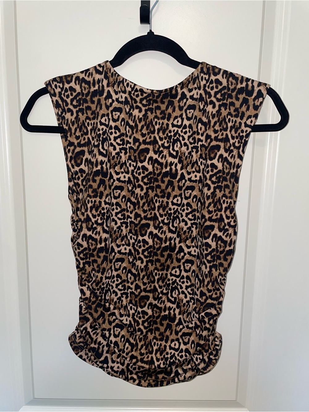 Joe Fresh Leopard Print Tank Top - Brown/Black